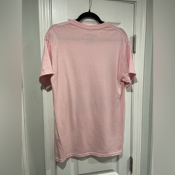 NWOT Sublime Size L Pink Short Sleeve Crew Neck Tee Shirt Endless Petals Sun - Picture 6 of 10
